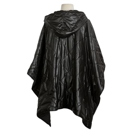 Pufferrap | Women’s Rain Puff Pashmina Poncho Wrap Shawl Quilted Cape Water-Repellent, Reversible & Hooded Wrap3