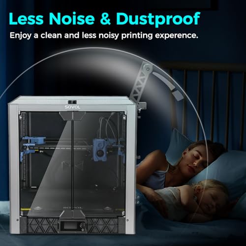Sovol SV08 Enclosure, 3D Drucker Metall Gehärtetes Glas Offenes Gehäuse Konstanttemperatur Staubdicht Transparentes Gehäuse für SV08 3D Drucker – Bild 5