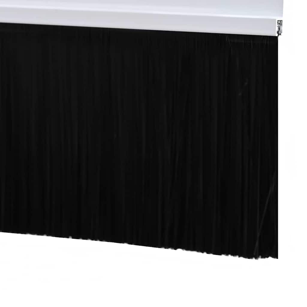 Samoprzylepne uszczelki szczotkowe do drzwi, 6 sztuk, białe, 100 cm, ze stopu aluminium, z nylonowym włosiem PCW, do drzwi pokojowych i wejściowych, do wnętrz, ochrona przed przeciągiem i