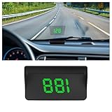 GPS Heads up Display for Cars with HD Large Font,USB Plug & Play Digital Speedometer for Car with Adjustable Brightness,Universal Car HUD Head up Display for Speed Displays