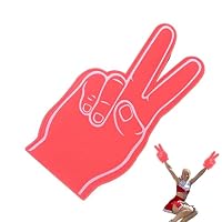 2 Mani Giganti In Schiuma Per Tifo Sportivo - Accessori Cheerleader Leggeri E Personalizzabili Per Partite Ed Eventi Scolastici