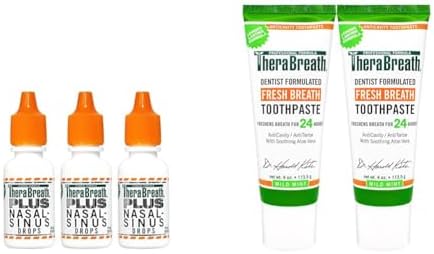Amazon.com : TheraBreath Plus Nasal-Sinus Drops, 0.5 Ounce (Pack of 3 ...