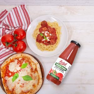 Miniatura 2 de Sadaf Puré de tomate - Passata Pomodoro - Puré de tomate para cocinar, condimentar y cubrir comidas - Passa de tomate - Kosher - Botella de 24.69