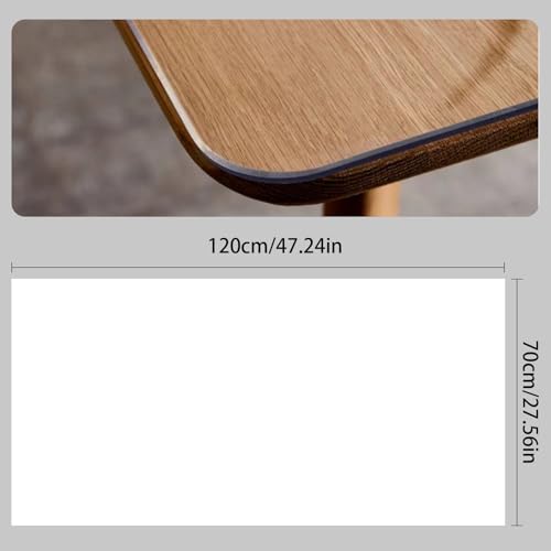 Sous-main transparent contre rayures et taches de bureau en PVC - 4
