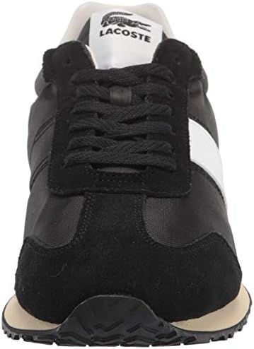 Lacoste Men's Court Pace Sneaker, BLK/Off WHT, 13 | Image 1
