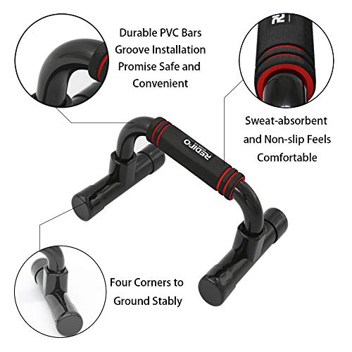 Push Up Bars Strength Training - Workout Stands With Ergonomic Push-Up Bracket Board With Non-Slip Sturdy Structure Portable For Home Fitness Training, Push Up Stands Handle For Floor Workouts #TOP2