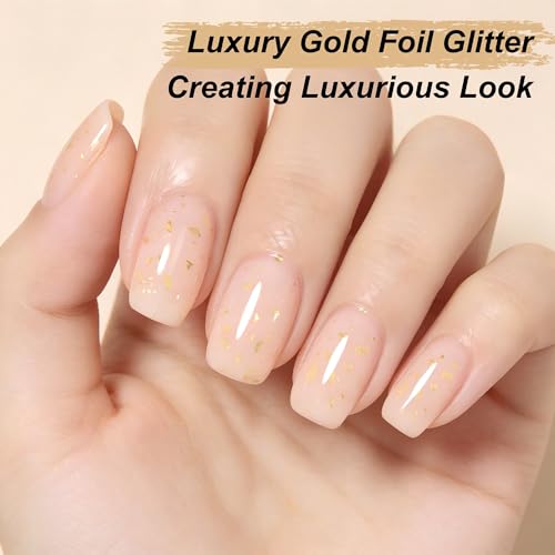 Set de Esmalte de Gel Nude Transparente 8 Pcs miniatura 4