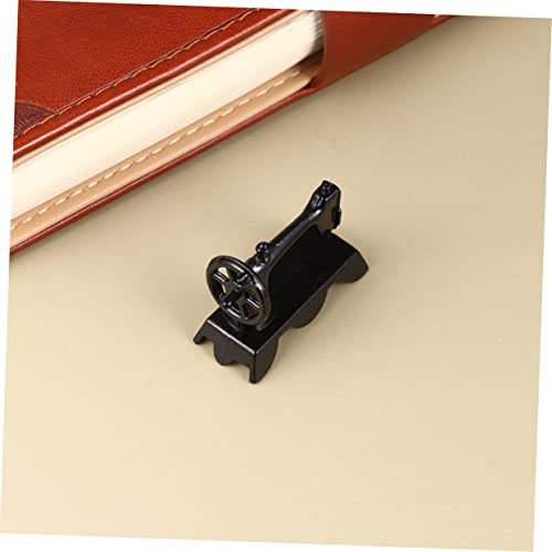 TEHAUX 1 Peça Miniaturas De Móveis Retrô Móveis Infantis Máquinas De Costura Para Crianças Artesanat