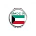 Made In Kuwait Country Love Hand Compact Mirror Round Portable Pocket Glass