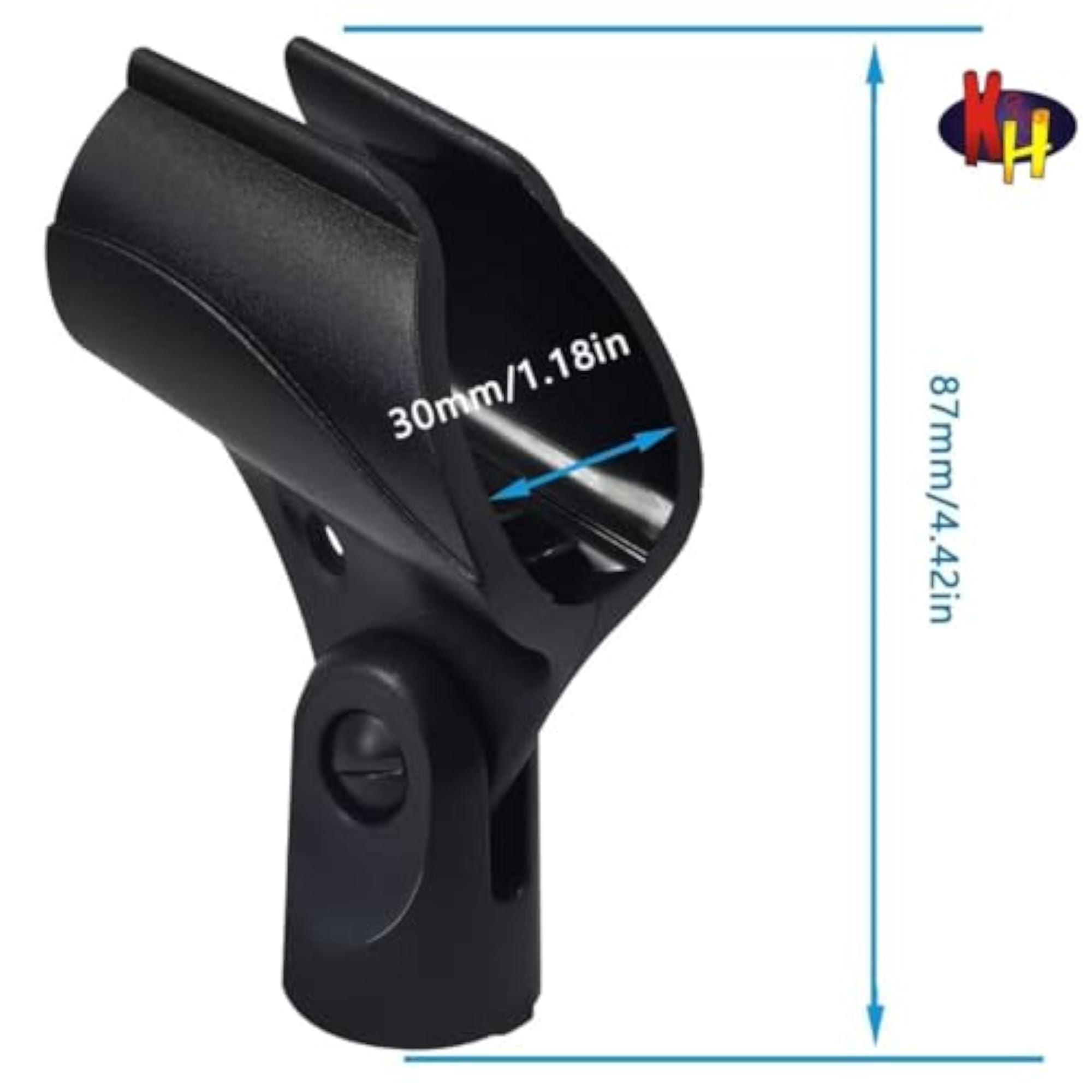 Universal Microphone Clip Holder with 5/8 Thread