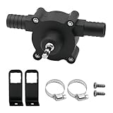 Drill Pump for Water Transfer, New Portable Hand Drill Water Pumps Mini Hand Self-Priming Quick Pumping Speed for Water Gasoline Oil Diesels Fluid Transfer Pump (1 Pcs)