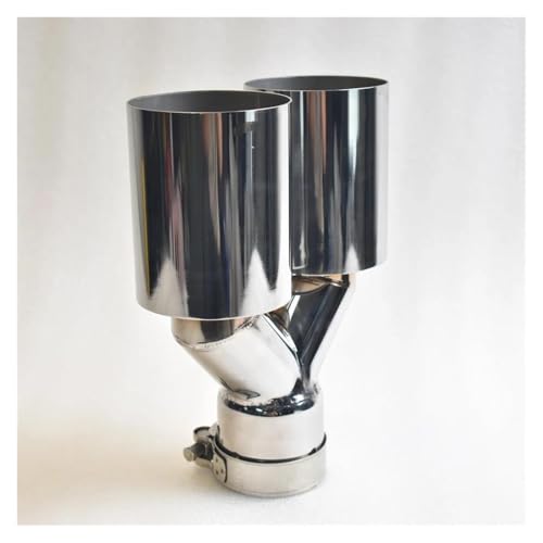 Embout pot d'échappement double 89mm inox contre la chaleur et rouille