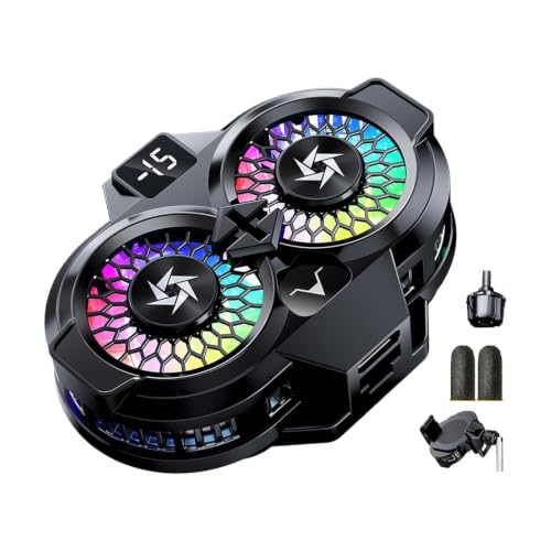 Ventilador móvil para transmisión en vivo y grabación de video con RGB