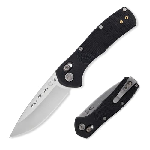 Buck Knives 791 Range Pro Folding Pocket Knife, Black, 2.9 oz