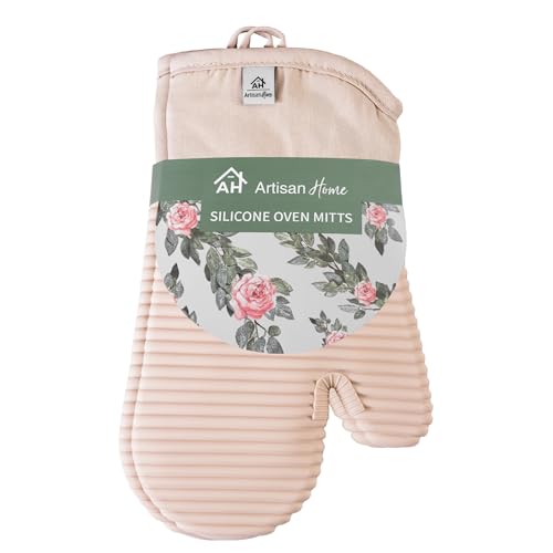 Milkshake Oven Mitts - Pair Of Silicone Oven Gloves UK - Heat Resistant Oven Mitts Kitchen Accessory. - Image 3