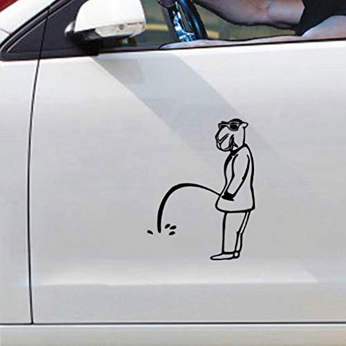 Adesivi per auto 11.3Cmx15Cm Cammello Pipì