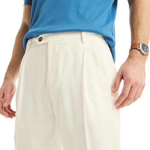 Nautica Men's Miami Vice X Double Pleated Linen Pant3