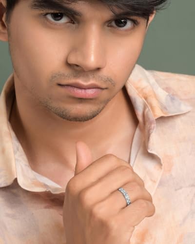 Image of Clara 925 Sterling Silver Adjustable Ring Gift for Men & Boys