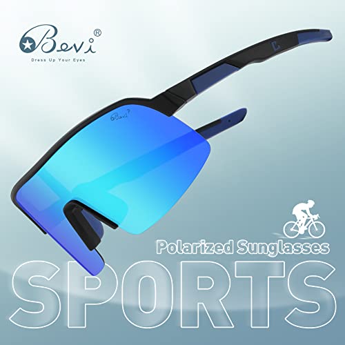 Bevi Sports Sunglasses Polarized Lens with TR90 Frame for Men Women Outdoor Driving Cycling4