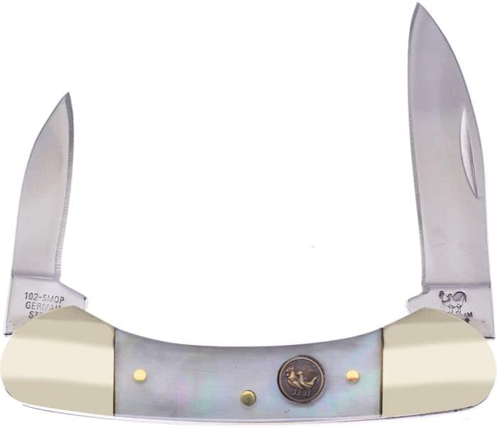 Hen & Rooster Pequeña fregona de sal de canoa HR102SMOP