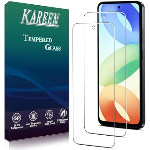 KAREEN [2 pack] Screen Protector Designed for Motorola Moto G Power 5G 2024 Tempered Glass, Anti Scratch, Bubble Free, Easy Installation Cover