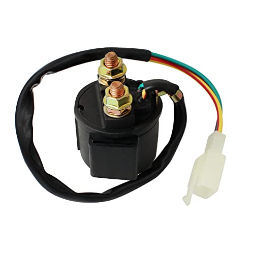 Cyleto Motorcycle Parts GY6 Starter Solenoid Relay for 4-Stroke...