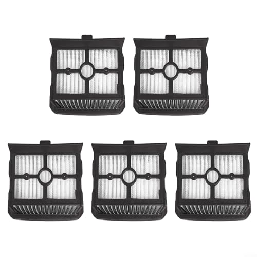 GLFLOW For X-Clean 10 Wet And Dry Vacuum Cleaner, HEPA Filter Set With Brush, Efficient Filtration, Easy Install(5 PACK)