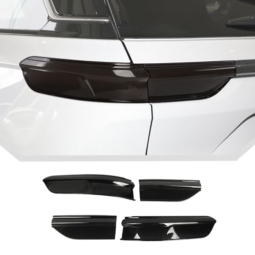 JeCar Tail Light Cover Smoked Tint Trim Covers for 2021-2024 Jeep Grand Cherokee