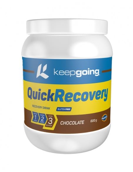Keepgoing Quick Recovery Bebida Recuperadora en Polvo Sabor Chocolate | Recuperador Muscular para...