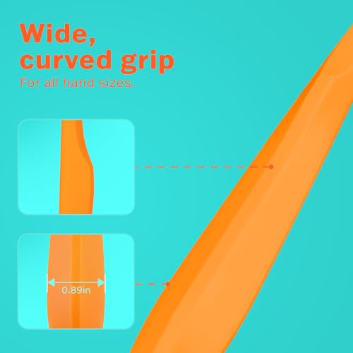 Image of Max Extra Soft Toothbrush for Adults with Sensitive Gums, Soft Bristle Toothbrushes, Wide Head for Back Teeth, Ergonomic Non-Slip Grip, BPA Free, Individually Wrapped, 4 Pack, Sunset Orange