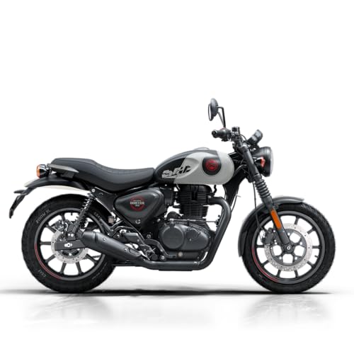 Image of Royal Enfield Hunter 350 with Disc & Alloy Wheels Motorcycle (Tokyo Black) Booking for Ex-Showroom Price