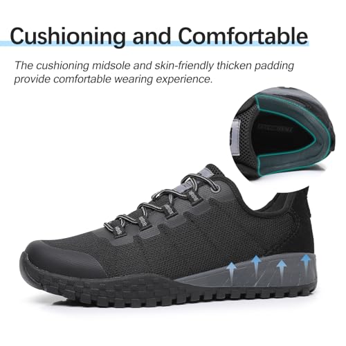 Hiking Shoes Men Casual Walking Tennis Sneakers Comfortable Lightweight Breathable Non Slip Outdoor Trekking Adventure Camping Rock Climbing Work Durable Classic Versatile2