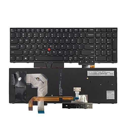 ���b�v�g�b�v �����p US ���C�A�E�g �o�b�N���C�g�t�� �o�b�N���C�g Lenovo ThinkPad T570 T580 P51s P52s (P51 P52�ɂ͔�Ή�) �u���b�N 01HX287 208 01ER611 SN20H34910 SN20H