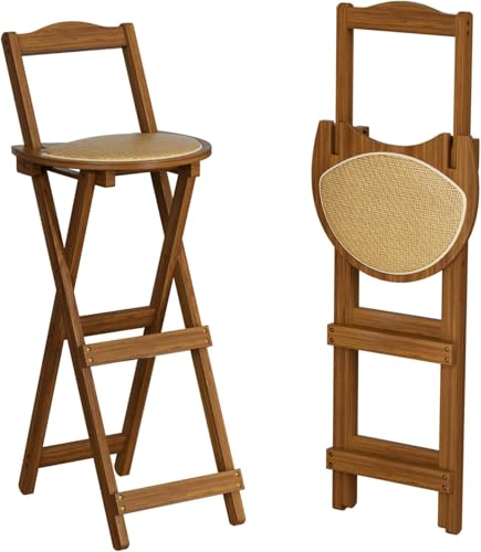 Nisorpa Sgabello da bar pieghevole, altezza seduta 75 cm, sedia