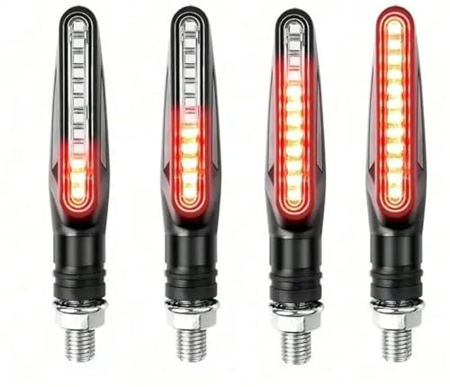 Luces intermitentes universales para moto que solucionan fallos de visibilidad trasera