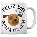 PANISCUS Taza para Regalar Papá Perruno Regalo para Amigo Invisible Mascota Perro Gato Día de la Madre Día del Padre Cumpleaños Amor PANISCUS Taza para Regalar Papá Perruno Regalo para Amigo Invisible Mascota Perro Gato Día de la Madre Día del Padre Cumpleaños Amor