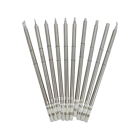 (10 Pieces) T15 Soldering Tips for FX-951 FX-950 FX-952 FX-9501 FM-2028 FM2027 Solder Iron Tip Replacement Cover