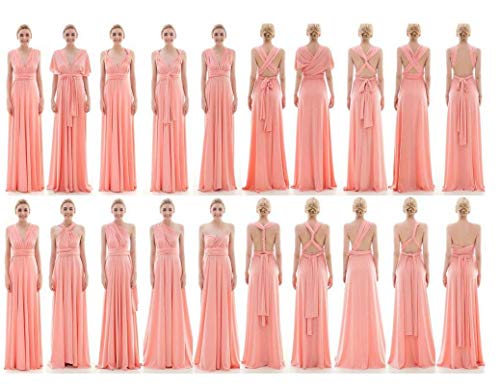 Image of Women Transformer Multi Way Bandage Dress Convertible Bridesmaid Gown
