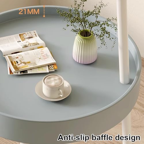 Mesa de Centro Moderna de Metal con Acabado Elegante y Alta Estabilidad 4