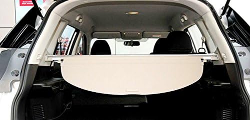 ITrims Trunk Cargo Cover for Nissan X-Trail Rogue SV S SL 2014 2015 2016 2017 2018 2019 Retractable Rear Cargo Security Shield Shade Cover Waterproof Beige (NOT fit Rouge Select)