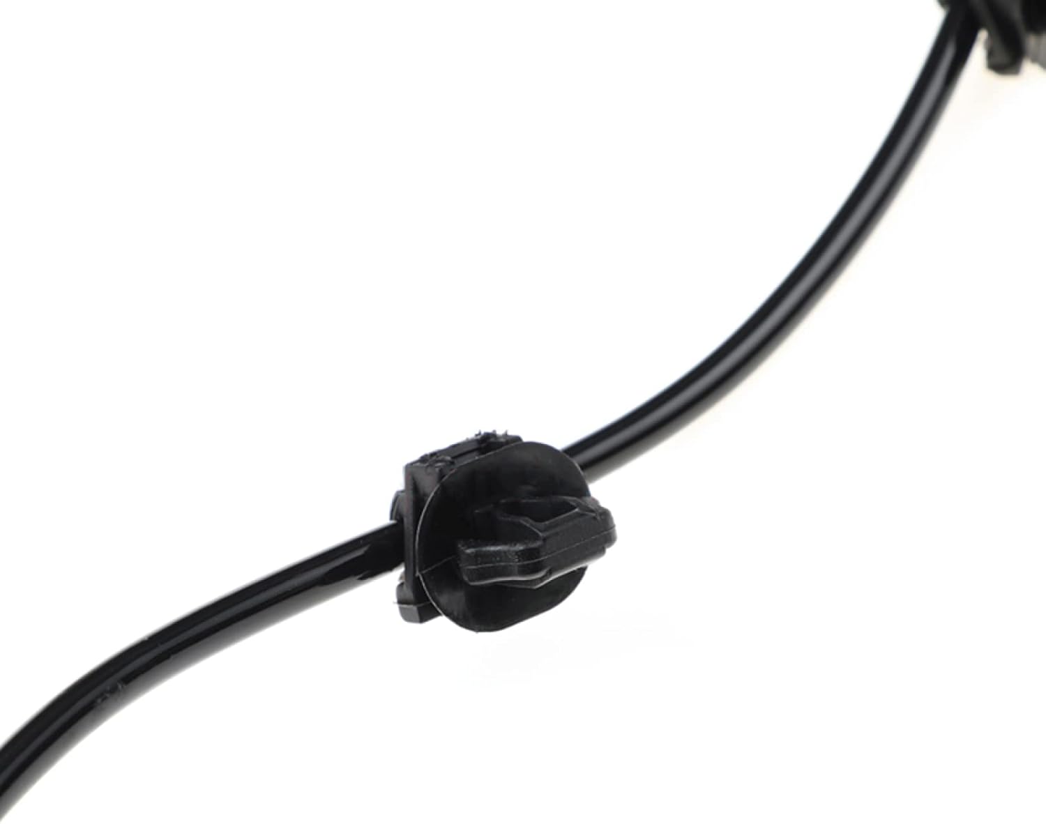 Close-up of ABS sensor mounting clip