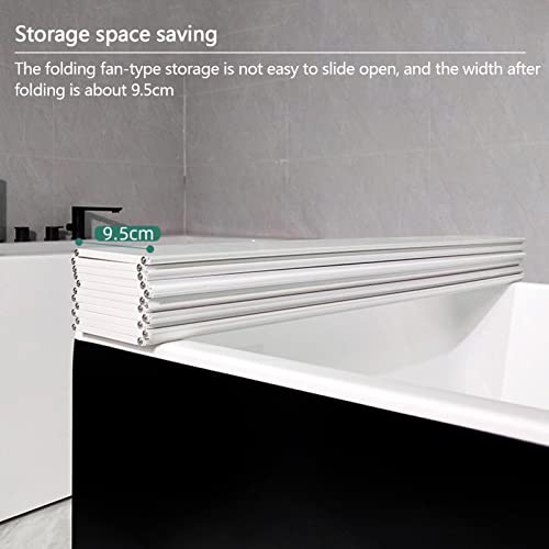 Tapa de almacenamiento de aislamiento de PVC plegable para baño resistente al calor 8