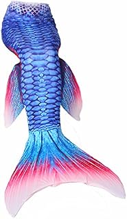 Adult Women Swimmable Mermaid Tail No Monofin Kids Girls Cos Gift 001 L