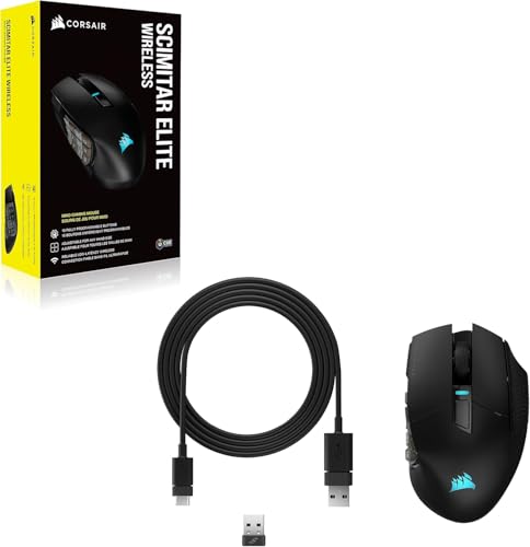 CORSAIR Scimitar Elite Kabellose Gaming Maus