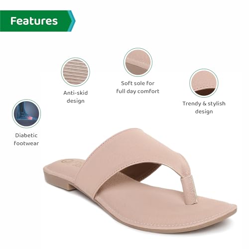 Image of ORTHO JOY Fancy doctor Sandals|| Stylish slippers for women