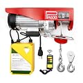 Electric Hoist 1320LBS with Wireless Remote Control Electric Winch, Steel Electric Lift, 110V 20ft/min Electric Hoist with Galvanized Steel Wire