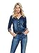 Produktbild JDY Damen Hemd JDYWYRE L/S Placket Denim Shirt WVN NOOS, Blau (Medium Blue Denim) (Herstellergröße: 38)