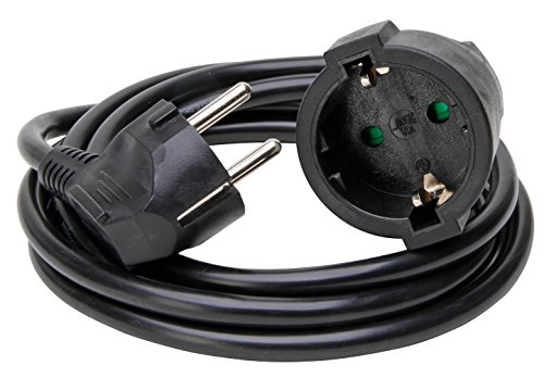 Preisvergleich Produktbild Kopp 143105040 Schutzkontaktverlängerung 2 m, schwarz