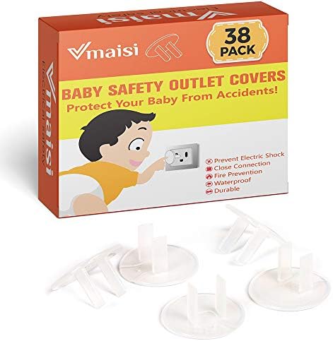 Outlet Covers ChildProof Plug Protector - VMAISI 62 Pack Baby Pro...