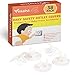 Clear Outlet Covers Baby Proofing - Vmaisi 38 Pack Electrical Safety ChildProof Plug Protector - (Clear, 38 Pack)